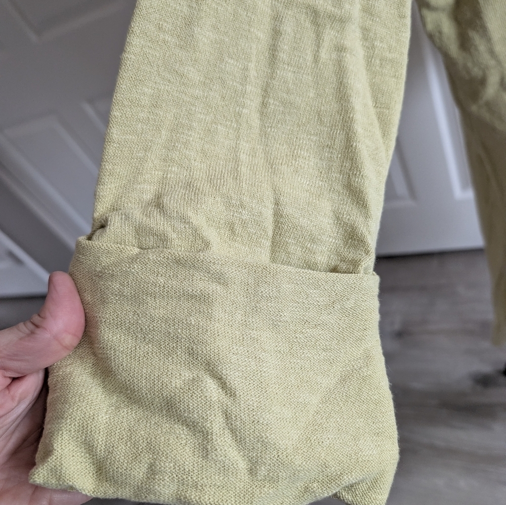 NWT Free People Long Sleeve Turtleneck Midi Dress in Light Yellow - Picture 3 of 5